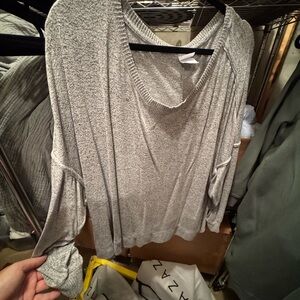 Stars Above Light Gray Women's light Sweater